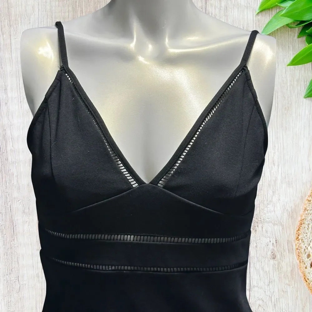 Lulus Womens Dress Size‎ M Black Crochet Whimsigoth Witchy Wicked